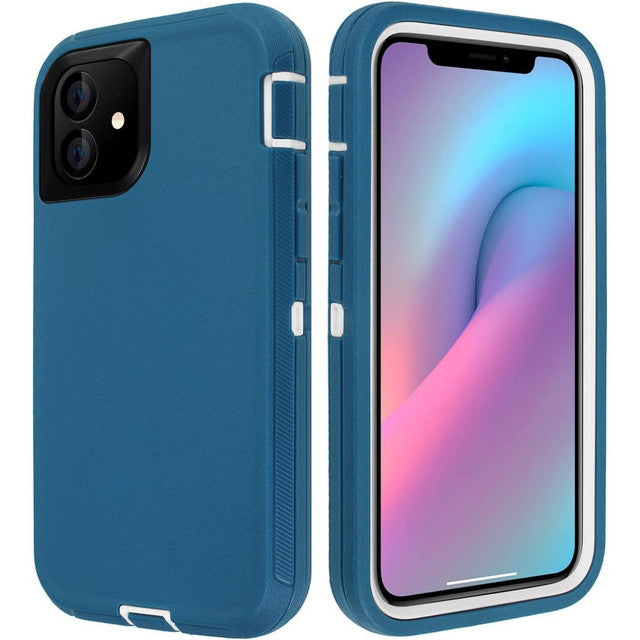 Blue iPhone 11 Tradies Heavy Duty Military Defender Case