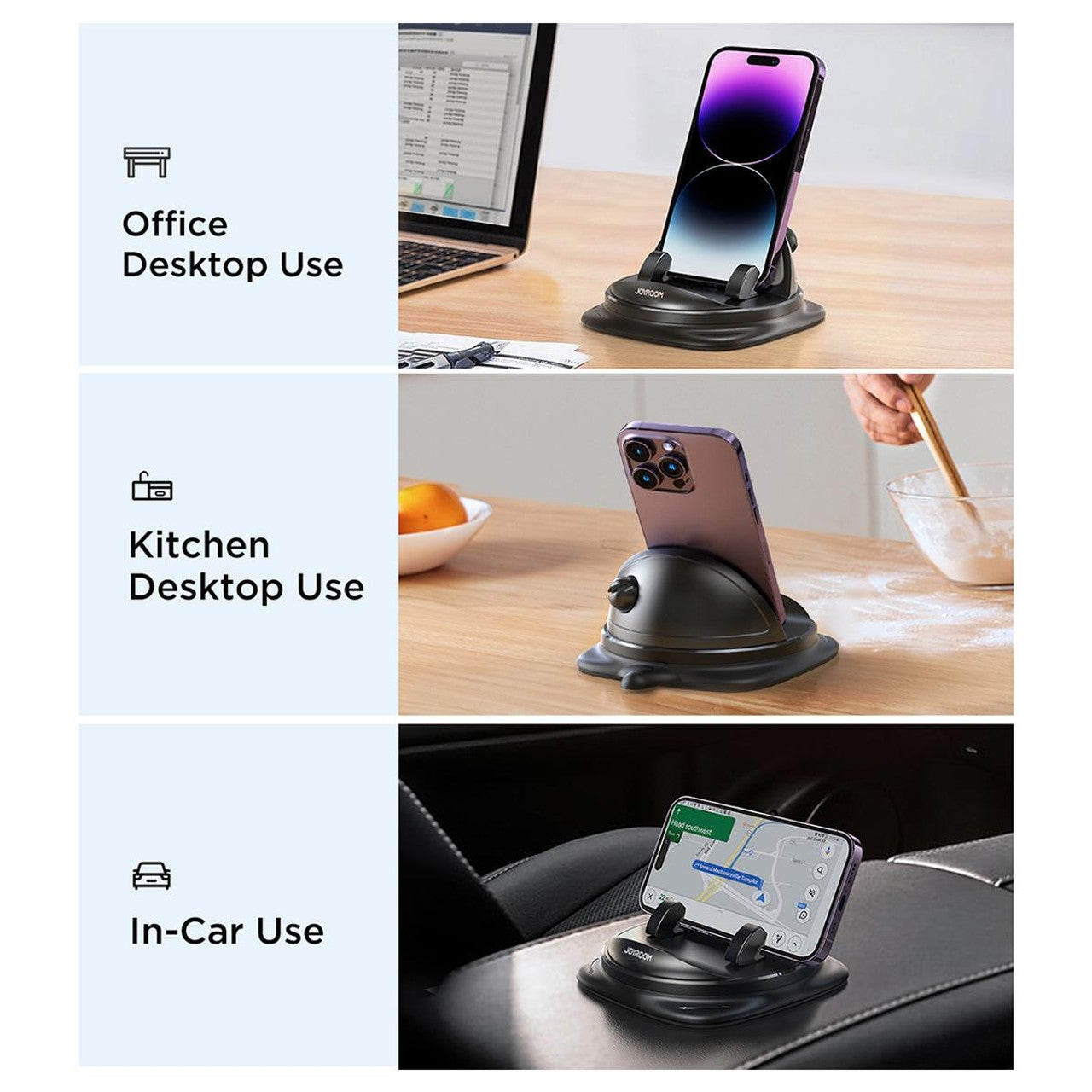 Joyroom JR-ZS354 360 Degrees Rotatable Dashboard Car Phone Holder